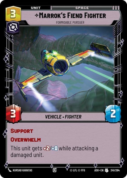 Marrok's Fiend Fighter - Formidable Pursuer, Ashes of the Empire 241/264