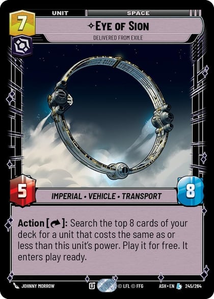 Eye of Sion - Delivered from Exile, Ashes of the Empire 245/264