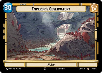 Emperor's Observatory // Shield, Ashes of the Empire 25/264 // T03