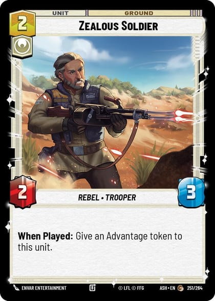Zealous Soldier, Ashes of the Empire 251/264