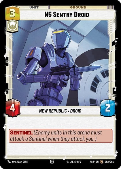 N5 Sentry Droid, Ashes of the Empire 252/264