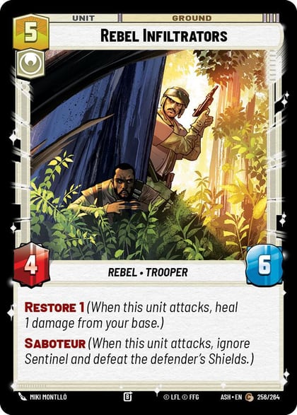Rebel Infiltrators, Ashes of the Empire 256/264