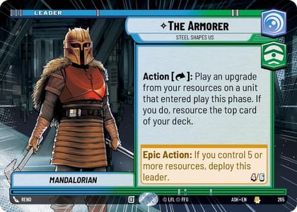 The Armorer - Steel Shapes Us (Hyperspace), Ashes of the Empire 265