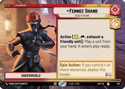 Fennec Shand - Ready for War (Hyperspace), Ashes of the Empire 266