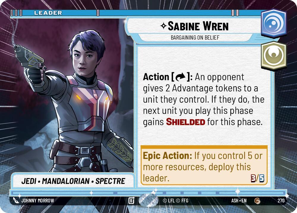 Sabine Wren - Bargaining on Belief (Hyperspace), Ashes of the Empire 270
