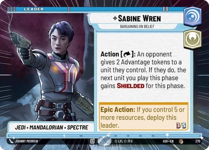 Sabine Wren - Bargaining on Belief (Hyperspace), Ashes of the Empire 270