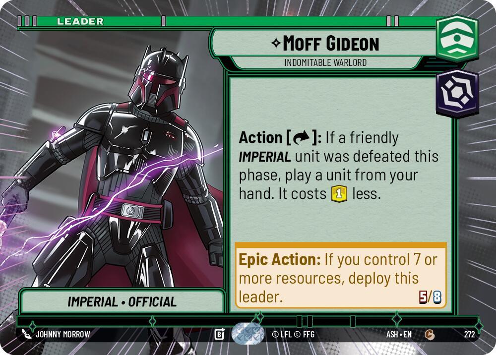 Moff Gideon - Indomitable Warlord (Hyperspace), Ashes of the Empire 272