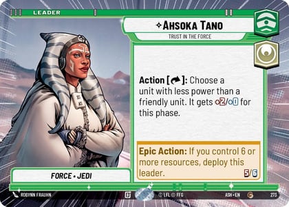 Ahsoka Tano - Trust in the Force (Hyperspace), Ashes of the Empire 273