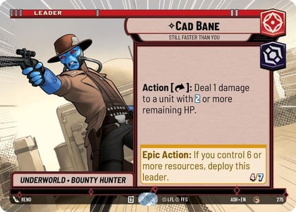 Cad Bane - Still Faster Than You (Hyperspace), Ashes of the Empire 275