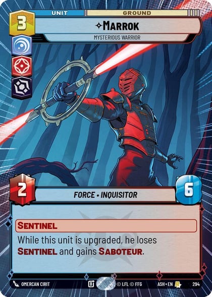 Marrok - Mysterious Warrior (Hyperspace), Ashes of the Empire 294