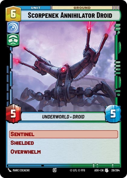Scorpenek Annihilator Droid, Ashes of the Empire 29/264
