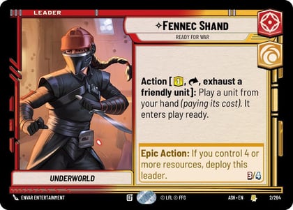 Fennec Shand - Ready for War, Ashes of the Empire 2/264