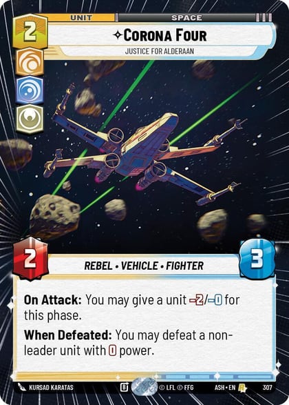 Corona Four - Justice for Alderaan (Hyperspace), Ashes of the Empire 307