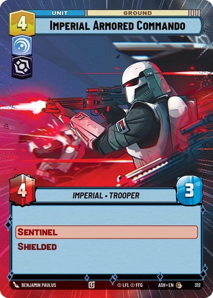 Imperial Armored Commando (Hyperspace), Ashes of the Empire 312