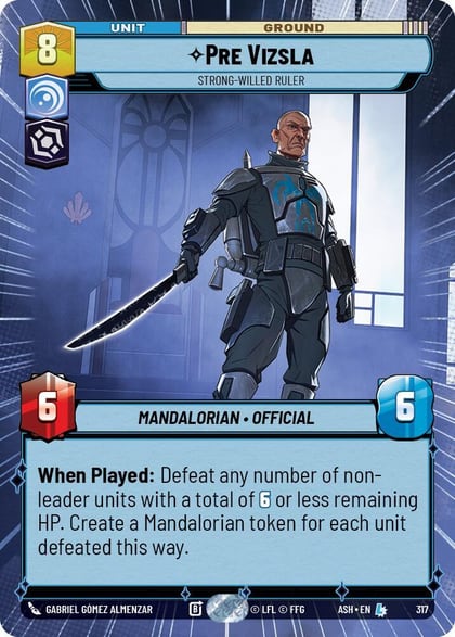 Pre Vizsla - Strong-Willed Ruler (Hyperspace), Ashes of the Empire 317