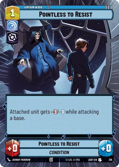 Pointless to Resist (Hyperspace), Ashes of the Empire 318