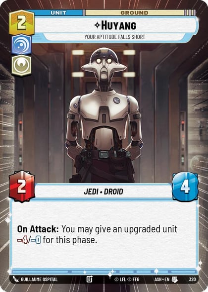 Huyang - Your Aptitude Falls Short (Hyperspace), Ashes of the Empire 320