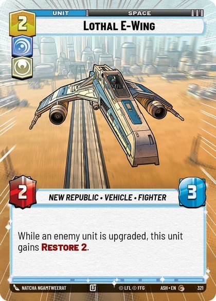 Lothal E-Wing (Hyperspace), Ashes of the Empire 321