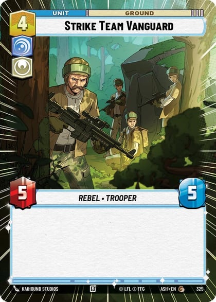 Strike Team Vanguard (Hyperspace), Ashes of the Empire 325