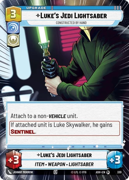 Luke's Jedi Lightsaber - Constructed by Hand (Hyperspace), Ashes of the Empire 330