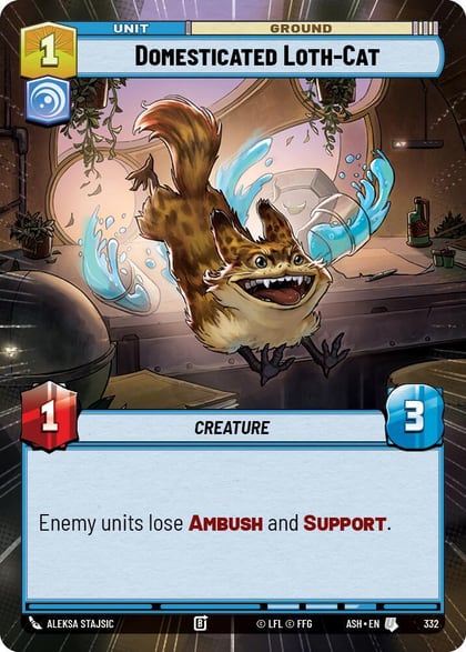 Domesticated Loth-Cat (Hyperspace), Ashes of the Empire 332
