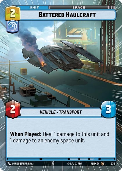Battered Haulcraft (Hyperspace), Ashes of the Empire 335