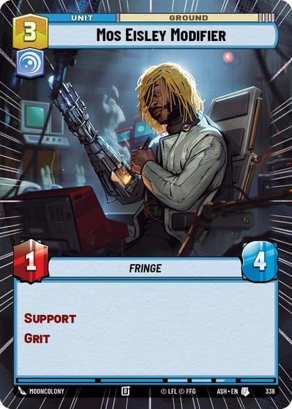 Mos Eisley Modifier (Hyperspace), Ashes of the Empire 338