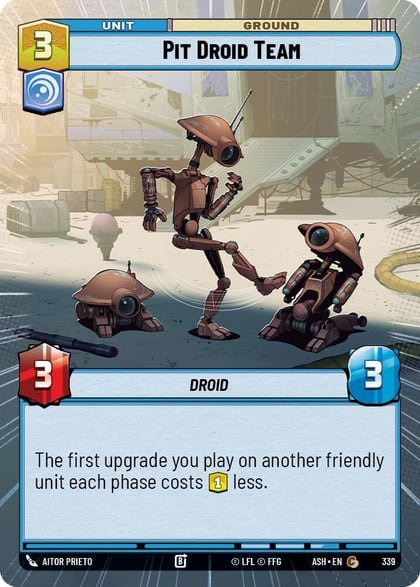 Pit Droid Team (Hyperspace), Ashes of the Empire 339