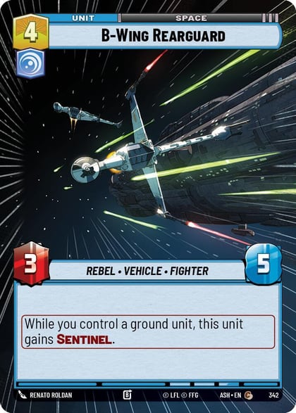 B-Wing Rearguard (Hyperspace), Ashes of the Empire 342