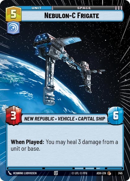 Nebulon-C Frigate (Hyperspace), Ashes of the Empire 345