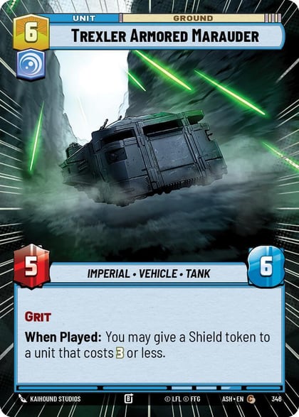 Trexler Armored Marauder (Hyperspace), Ashes of the Empire 346