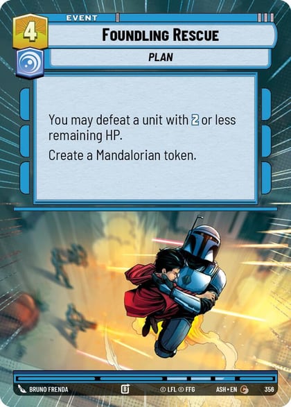 Foundling Rescue (Hyperspace), Ashes of the Empire 356