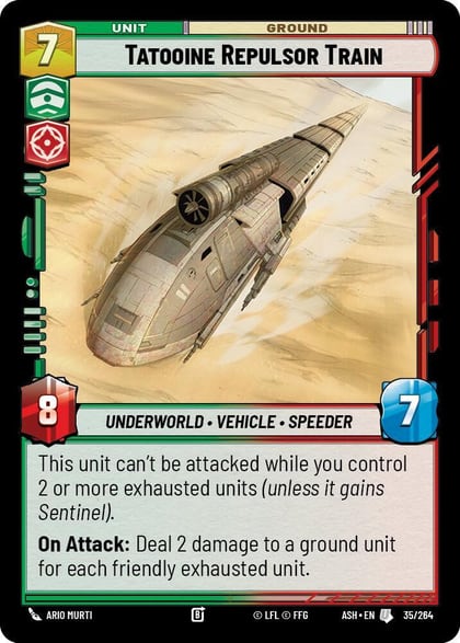 Tatooine Repulsor Train, Ashes of the Empire 35/264