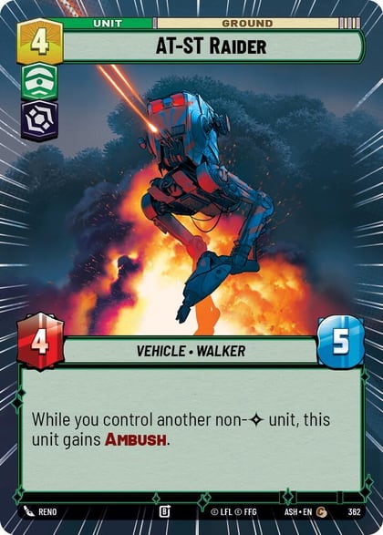 AT-ST Raider (Hyperspace), Ashes of the Empire 362