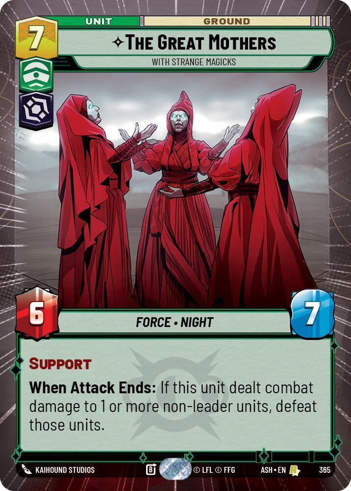 The Great Mothers - With Strange Magicks (Hyperspace), Ashes of the Empire 365