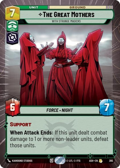 The Great Mothers - With Strange Magicks (Hyperspace), Ashes of the Empire 365