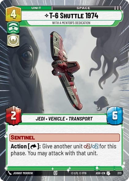 T-6 Shuttle 1974 - With a Mentor's Dedication (Hyperspace), Ashes of the Empire 373