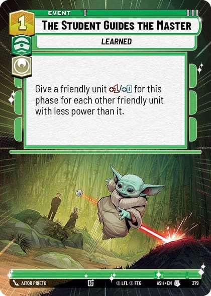 The Student Guides the Master (Hyperspace), Ashes of the Empire 379