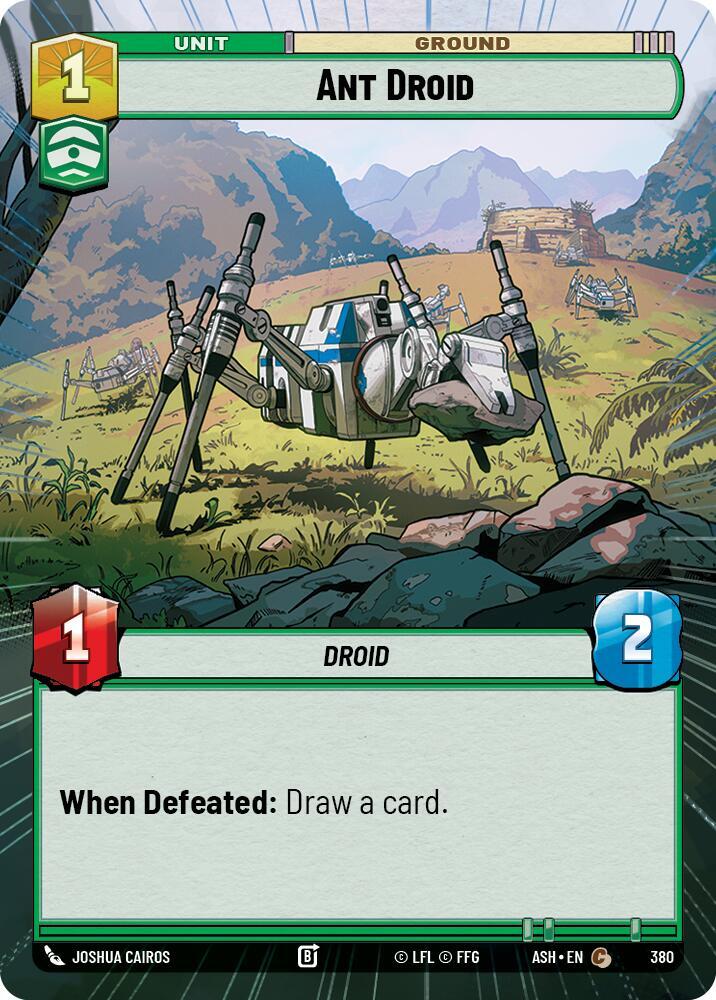Ant Droid (Hyperspace), Ashes of the Empire 380
