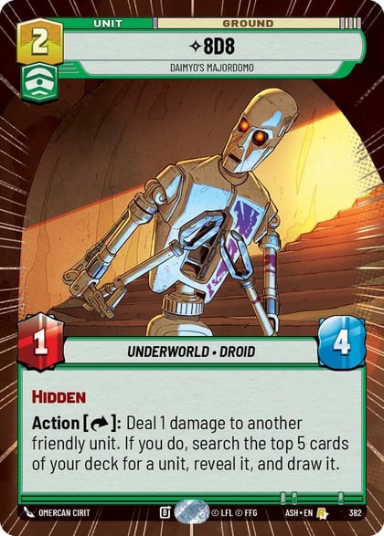 8D8 - Daimyo's Majordomo (Hyperspace), Ashes of the Empire 382