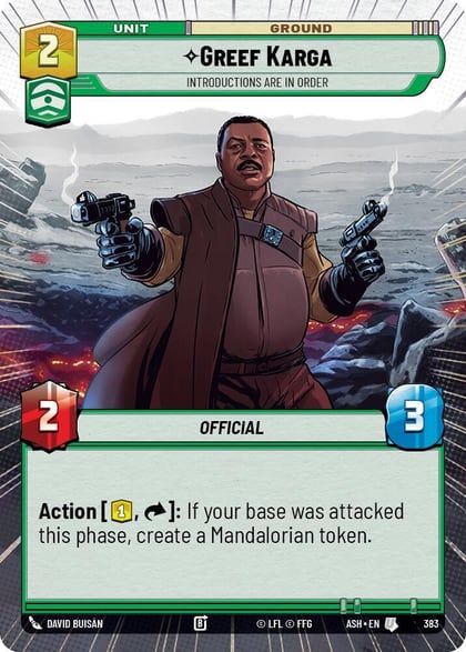 Greef Karga - Introductions are in Order (Hyperspace), Ashes of the Empire 383