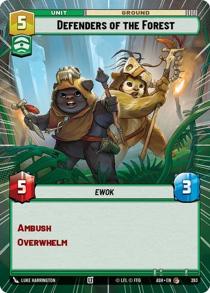 Defenders of the Forest (Hyperspace), Ashes of the Empire 393