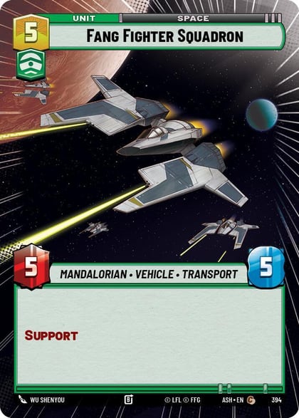 Fang Fighter Squadron (Hyperspace), Ashes of the Empire 394