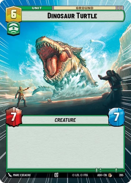 Dinosaur Turtle (Hyperspace), Ashes of the Empire 395