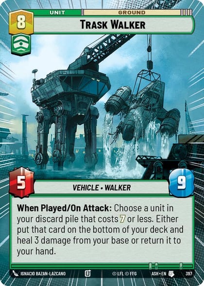 Trask Walker (Hyperspace), Ashes of the Empire 397