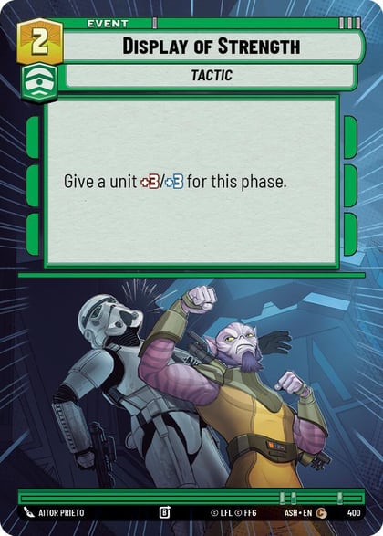 Display of Strength (Hyperspace), Ashes of the Empire 400