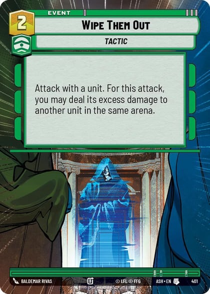 Wipe Them Out (Hyperspace), Ashes of the Empire 401