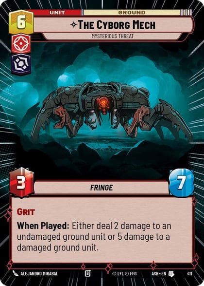 The Cyborg Mech - Mysterious Threat (Hyperspace), Ashes of the Empire 411