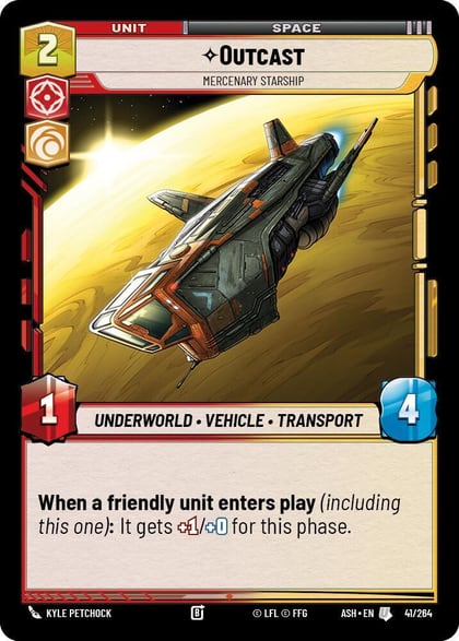 Outcast - Mercenary Starship, Ashes of the Empire 41/264