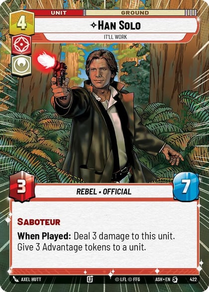 Han Solo - It'll Work (Hyperspace), Ashes of the Empire 422